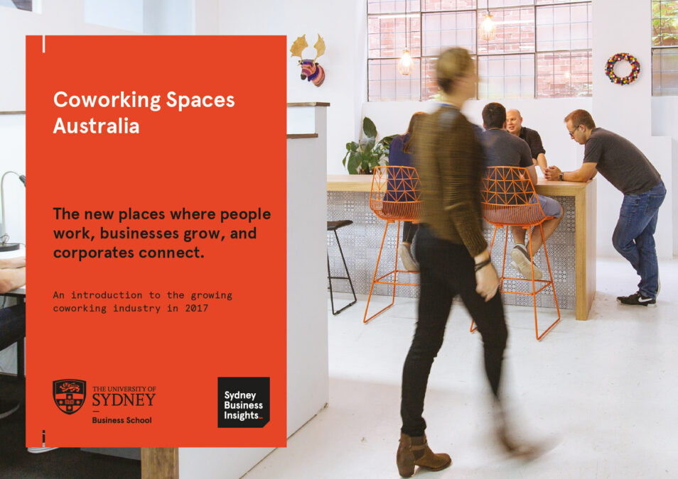 Cover of the Coworking Spaces Australia report