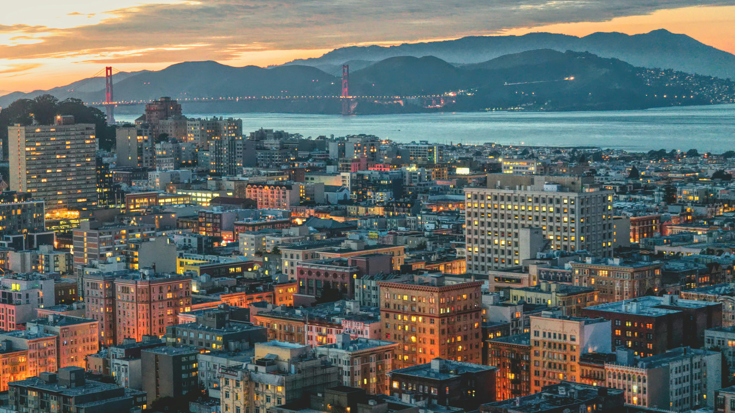 Aerial shot of San Francisco